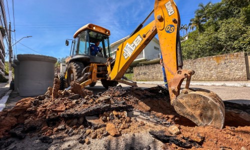 Saae de Barra Mansa realiza obras de drenagem no Verbo Divino